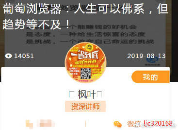 葡萄瀏覽器 一款聚焦于內容與服務分發的移動瀏覽器